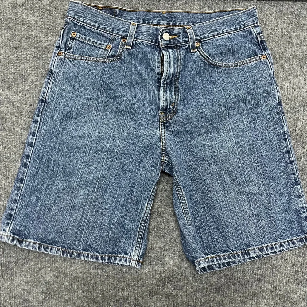 Levi's Denim Shorts Mens Size 33 Blue 550 Relaxed Fit Cotton Casual Summer Jorts